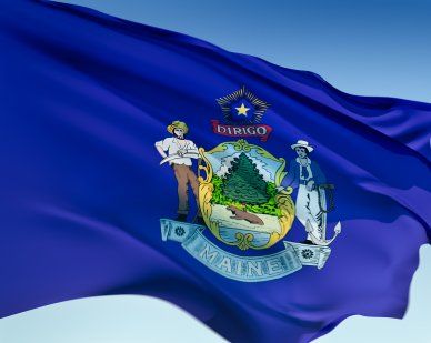 Maine State Flags