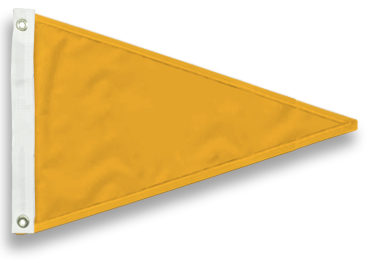 Nylon Solid Color Pennants