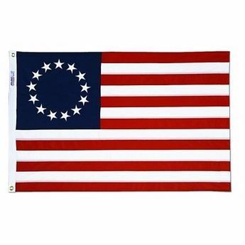 Embroidered Nylon Betsy Ross Flag - 3 ft X 5 ft