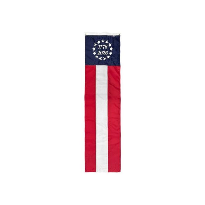 1776-2026 Betsy Ross Embroidered Pull-Down | AmericanFlags.com