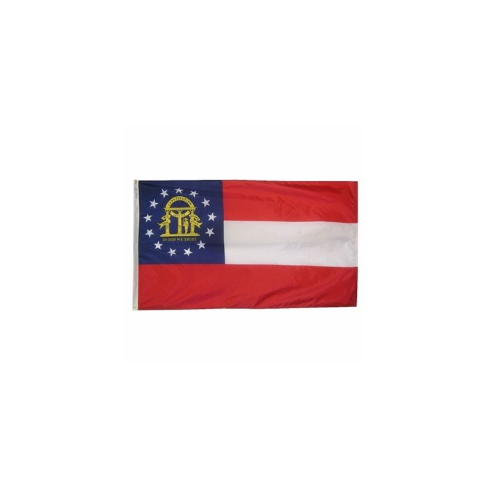 outdoor georgia state flag