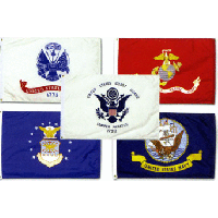 Armed Forces Bundle - 5'x 8' Nylon Flags