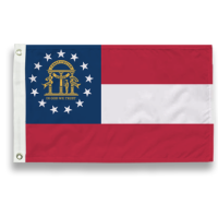 State-Tex Commercial Grade Georgia State Flag - 3 ft X 5 ft