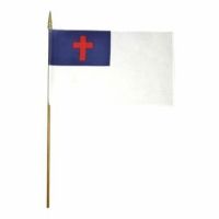 Christian Stick Flags - 16 in X 24 in