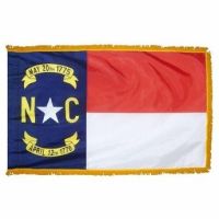 3' X 5' Nylon Indoor/Parade North Carolina State Flag