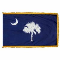 4' X 6' Nylon Indoor/Parade South Carolina State Flag