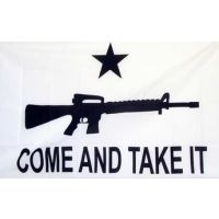 Come and Take It Rifle Flag