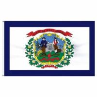 Economy Printed West Virginia State Flag