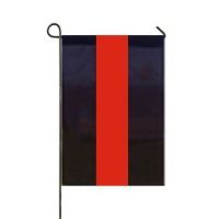 Thin Red Line Garden Banner
