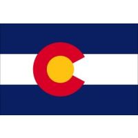 Economy Printed Colorado State Flags