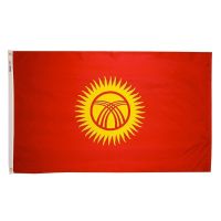 Nylon Kyrghyzstan Flag