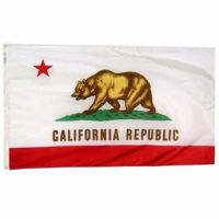 Nylon Outdoor California state flag
