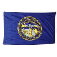 Nylon Nebraska State Flag - 6 ft X 10 ft