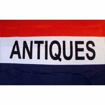 【新品未使用】アンティーク旗ANTIQUEフラッグ Antiques Flag