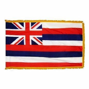 Illinois State Flag – 4x6 Inch Rayon Flag On 10" Staff With Spear Top, Desktop Or Hand-Held Size - View #11