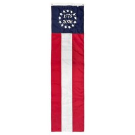 1776-2026 Betsy Ross Embroidered Pull-Down | AmericanFlags.com