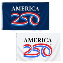Blue and White America 250 Flag – Official Design